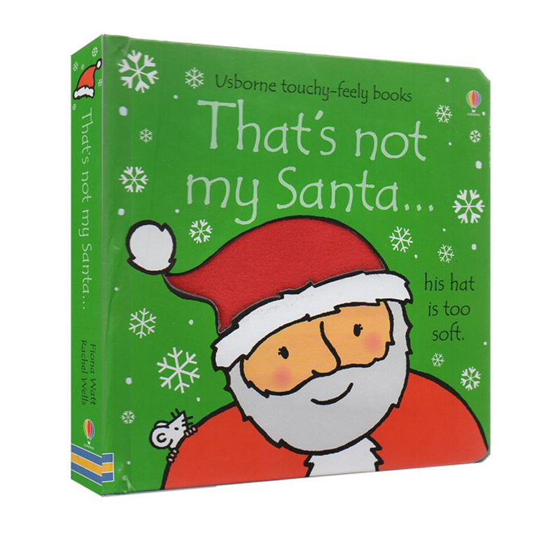 Usborne 英文原版 Thats Not My Santa... 那不是我的圣诞老人 儿童趣味触觉认启蒙精装纸板触摸书