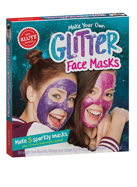 英文原版 Klutz Make Your Own Glitter Face Masks 制作闪光面罩 儿童动手能力培养 益智手工DIY