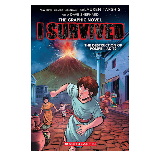 预售 英文原版 幸存者I Survived#10 公元79年庞贝毁灭 灾难历史漫画 the Destruction of Pompeii, AD 79逃生指南 学乐Scholastic