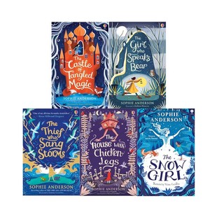 预售 英文原版 Sophie Anderson 儿童奇幻冒险小说 5册合售 鸡腿屋 会说熊语的女孩 儿童英文章节读物