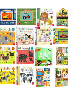 英文原版 Make Tracks: Cars 交通工具 机关操作书 Alphabet Street 字母街 A-Z  推拉活动玩具书 大嘴鸟出品 Nosy Crow