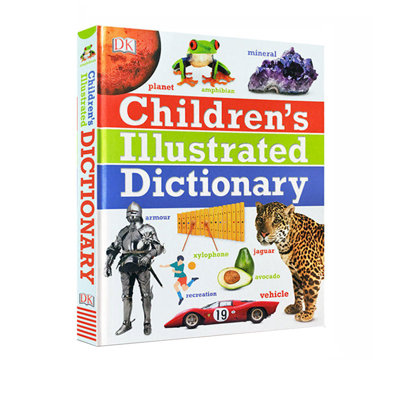 英文原版 DK词汇图解字典词典 DK Children's Illustrated Dictionary 小学生英语5000词汇学习工具书 彩色插图 英英注释