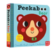 Peekaboo Nosy Bear 机关纸板操作书 英文原版 附镜子 躲猫猫 亲子互动儿童启蒙绘本 Crow