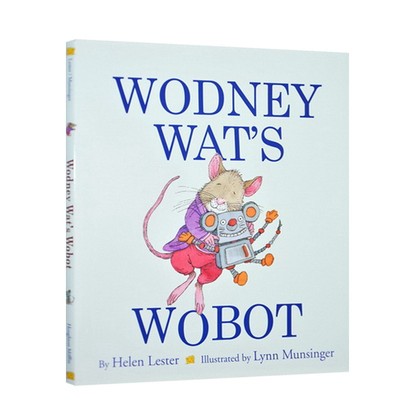英文原版 Wodney Wat's Wobot 心理成长精装绘本Helen Lester