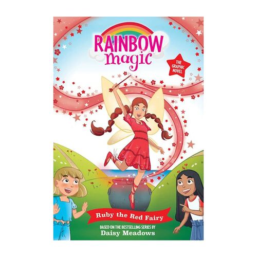 预售 英文原版 Rainbow Magic #1: Ruby the Red Fairy 彩虹仙子 全彩漫画桥梁书 5-7 岁儿童英文课外阅读读物