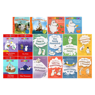 好奇探险者 小瓢虫分级读物 姆明 All About 小肥肥 Book 姆明谷 姆明屋指南 英文原版 躲猫猫翻翻书 Moomin