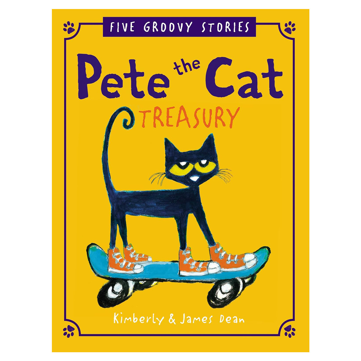 预售 英文原版 Pete the Cat Treasury 皮特猫宝库 5个故事合集 精装绘本 儿童启蒙图画故事书