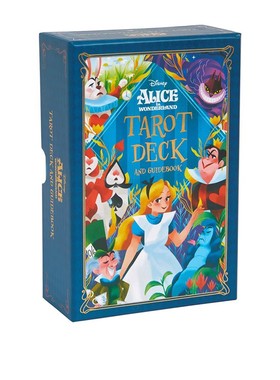 英文原版 Alice in Wonderland Tarot Deck and Guidebook 爱丽丝梦游仙境塔罗牌 含78张卡片和指南手册