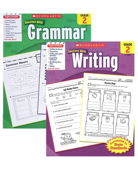 学乐成功系列 Scholastic Success Grade 2 二年级 2册套装 Writing/Grammar 写作 语法