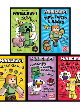 英文原版 Minecraft Joke Book 我的世界笑话书 短笑话大全儿童幽默风趣漫画书 令人捧腹的笑话进口英语原版书籍