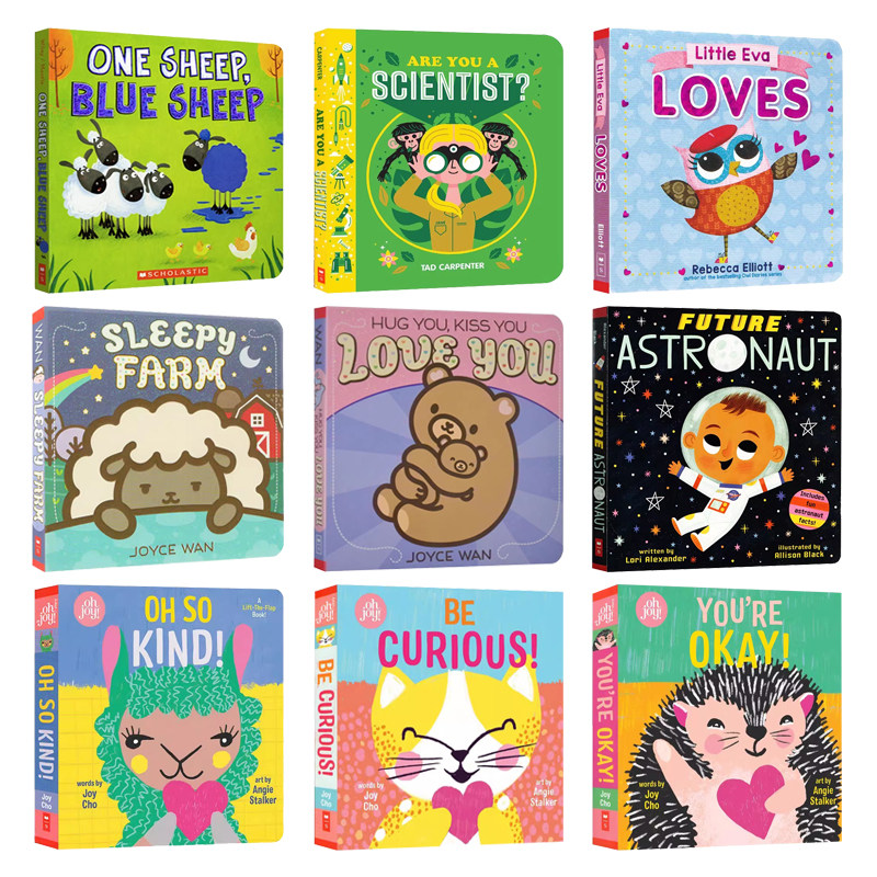 【100选4】I SPY LITTLE WHEELS带轮子的交通工具 Clifford Loves 大红狗克利弗德 爱的礼物书 Scholastic US 学乐纸板