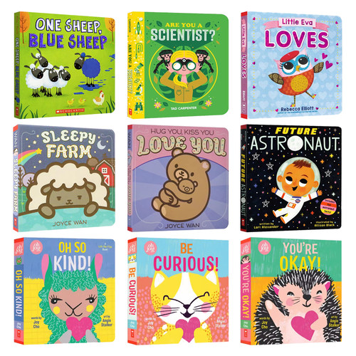 【100选4】I SPY LITTLE WHEELS带轮子的交通工具 Clifford Loves 大红狗克利弗德 爱的礼物书 Scholastic US 学乐纸板