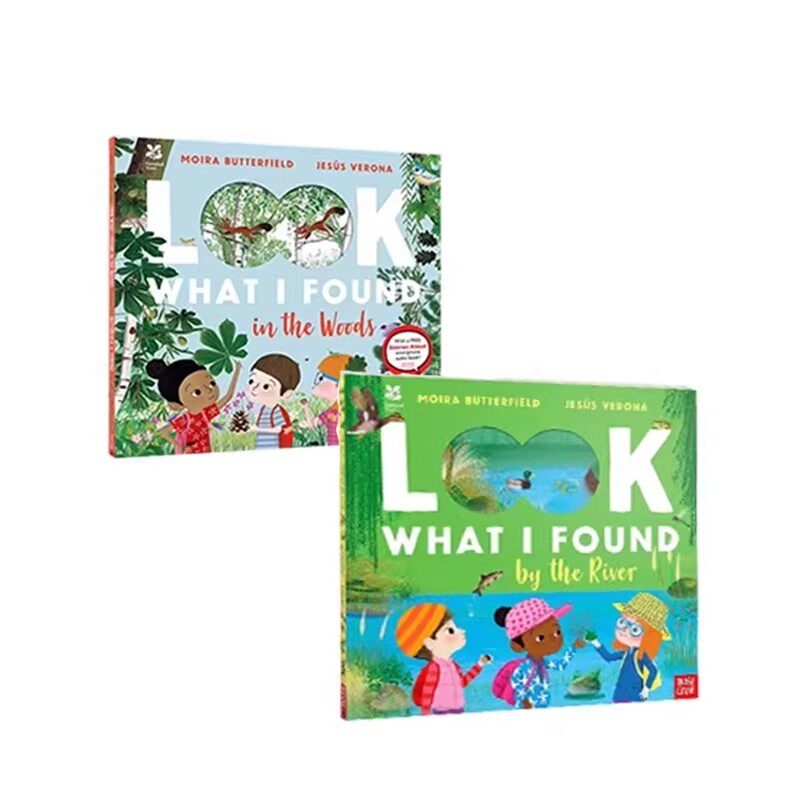 英文原版 National Trust Look What I Found 2册 自然生态科普绘本 Nosy Crow 赠官方音频