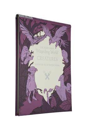 英文原版 J.K. Rowling's Wizarding World JK罗琳的巫师世界 Magical Film Projections Creatures 神奇的透明影片光影魔术书