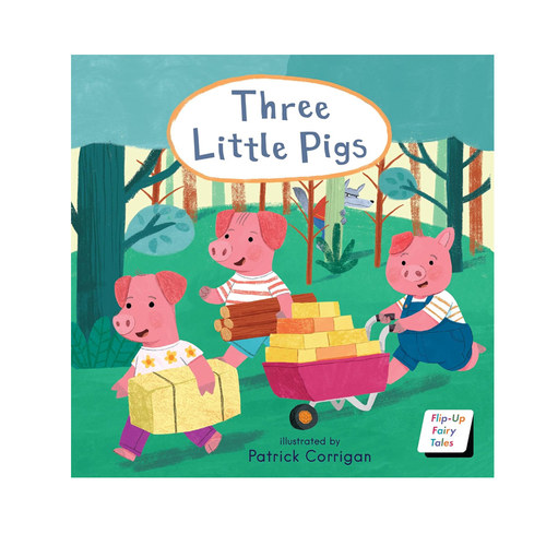 英文原版 Child's play 经典童话操作书 Three Little Pigs 三只小猪 童话故事翻翻书 传统故事绘本