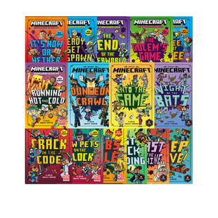 预售 英文原版 我的世界小说 Minecraft Fiction 15册盒装 少年阅读儿童冒险小说