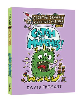 英文原版  Carlton Crumple Creature Catcher Catch the Munchies 怪物捕手 抓住那个点心 爆笑幽默少儿漫画 青少年英语读物