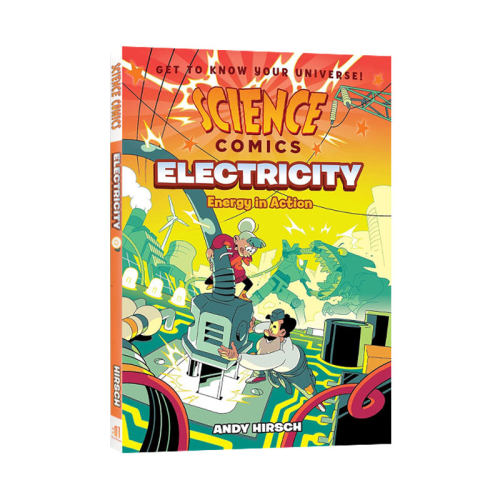 预售 英文原版 Science Comics: Electricity: Energy in Action 电力 儿童科学漫画系列 全彩漫画小学STEM教辅 科学启蒙