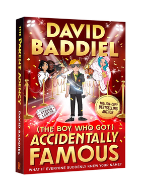 预售 英文原版 The Boy Who Got Accidentally Famous 意外出名的男孩 大卫·巴蒂尔儿童章节冒险小说 David Baddiel