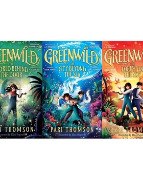 预售 英文原版 Greenwild绿色荒野 The World Behind The Door门后世界 City Beyond the Sea海洋城市 Forest in the Sky空中森林
