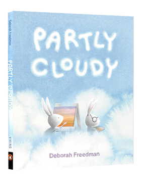 英文原版 多云的天气 Deborah Freedman Partly Cloudy 儿童科普绘本 图画故事书 精装精品绘本 4-8岁