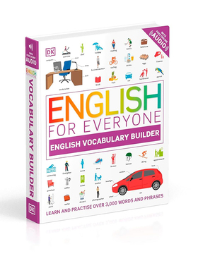 DK新视觉 人人学英语 词汇图解指南English for Everyone English Vocabulary Builder词汇训练 学习+练习3000个单词短语
