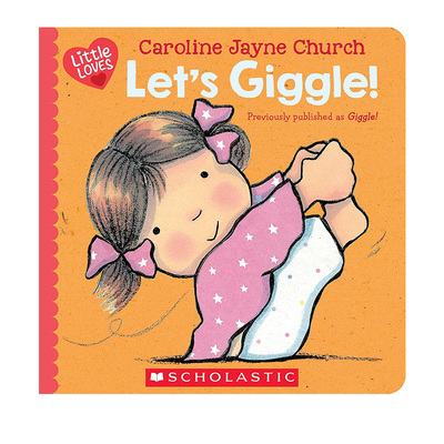 预售 英文原版 Let's Giggle! 让我们咯咯笑吧 情商教育图画故事书 名家Caroline Jayne Church 儿童认知启蒙学习 亲子互动