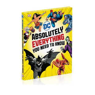 英文原版 DC漫画图解 Comics Absolutely Everything You Need To Know 精装 全彩 DK百科全书