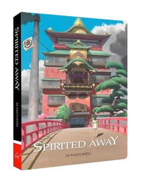 预售 英文原版 Studio Ghibli Spirited Away: 30 Postcards 精装 千与千寻明信片书 30张 宫崎骏电影周边礼品书 吉卜力工作室