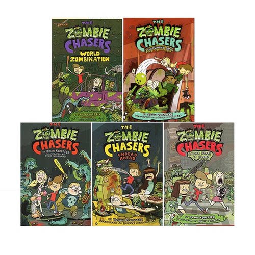 英文原版 The Zombie Chasers 僵尸猎人系列 5册合售 John Kloepfer 儿童章节小说 小学课外阅读