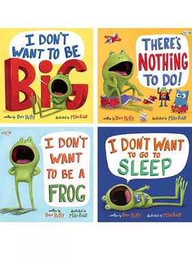 英文原版 I Don‘t Want To Be 青蛙弗洛格系列4册/If I Built A系列3册 The Bear Must Go On 小熊必须前进(青蛙同作者 精装)