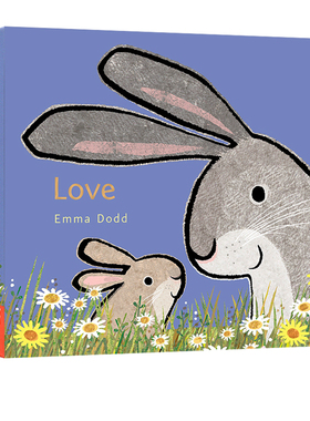 英文原版 Love 爱  大本纸板书 幼儿情感启蒙 亲子共度 名家Emma Dodd 大嘴鸟出品 Nosy Crow 附音频
