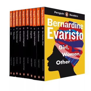 预售 英文原版 Penguin Readers L7 12册扫码听音频 ELT企鹅兰登分级阅读 儿童文学经典小说 人工智能 白鲸 白牙