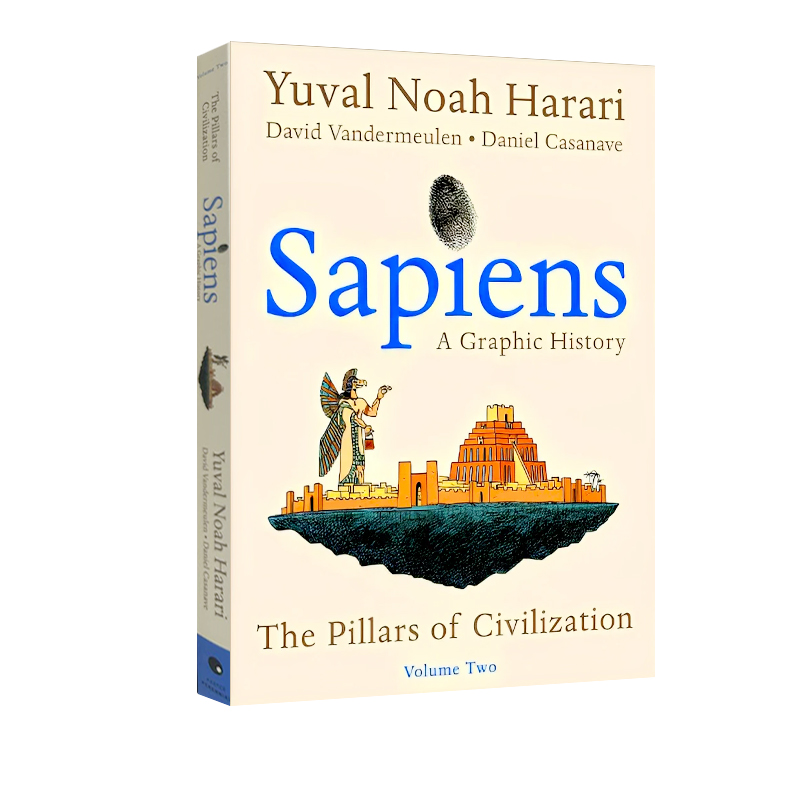 英文原版 Sapiens 人类简史2 漫画版The Pillars of Civilization文明的支柱 美版 尤瓦尔·赫拉利 Yuval Noah Harari