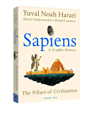 英文原版 Sapiens 人类简史2 漫画版The Pillars of Civilization文明的支柱 美版 尤瓦尔·赫拉利 Yuval Noah Harari