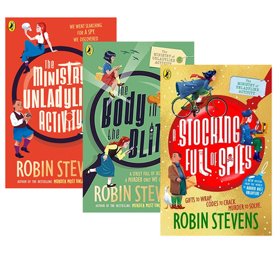 预售 英文原版 不淑女行为部 3册 The Ministry of Unladylike Activity 8-13岁悬疑小说 水石童书奖