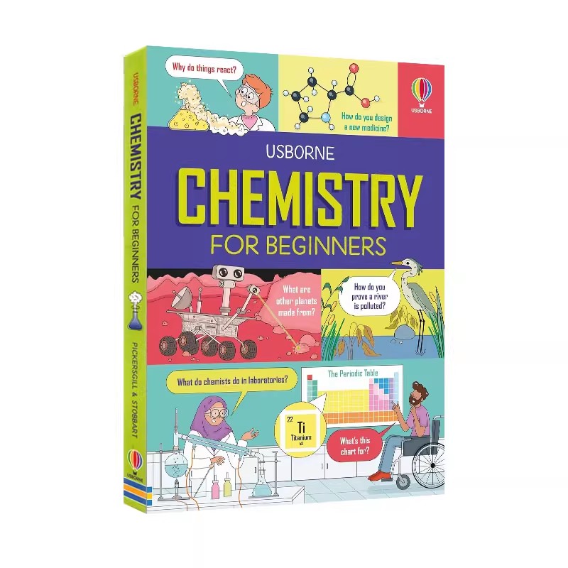Usborne少年商学院 读懂化学 英文原版 Chemistry for Beginners 初学者指南 化学 儿童英语启蒙 少儿科学科普 尤斯伯恩
