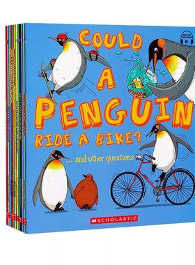 英文原版 What If an Ocean 动物妙想国 12册 儿童科普绘本图画书 Scholastic学乐 Could a Shark Do Gymnastics 扫码听音频