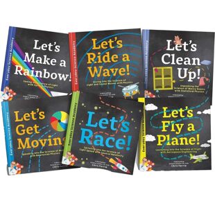 英文原版 每日科学院 Everyday Science Academy 6册精装合售 STEM体系科普绘本 Let's Make a Rainbow/Ride a Wave Sourcebooks