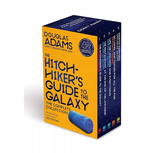 英文原版 The Hitchhiker's Guide to the Galaxy Boxset 银河系搭车客指南全集套装 5册 科幻小说 Douglas Adams