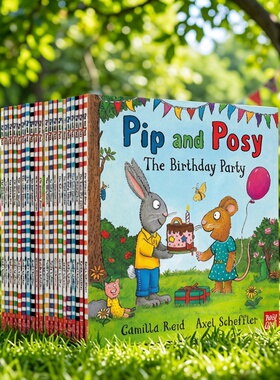 Pip and Posy 波西和皮普 The Snowy Day/The Big balloon 小蓝狗布鲁伊 Bluey 小猪小象 花钱兔理财 儿童英语启蒙故事绘本合集