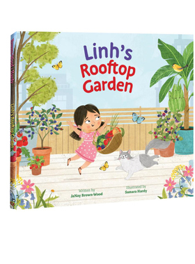 英文原版 Linh的屋顶花园 Linh's Rooftop Garden (Where In the Garden) 植物探索 精装  知识类科普绘本图画书 Holiday House