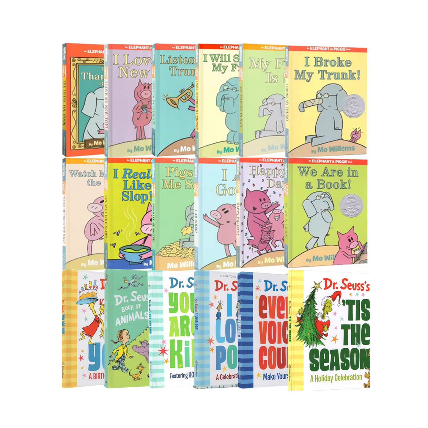 【150选6】英文原版 An Elephant and Piggie Book小猪小象+苏斯博士系列 吴敏兰 儿童绘本 亲子互动学习 精装