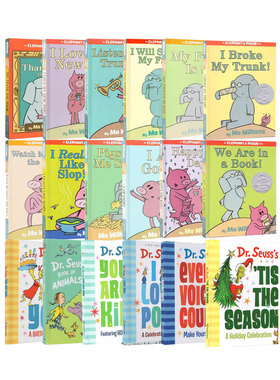 【150选6】英文原版 An Elephant and Piggie Book小猪小象+苏斯博士系列 吴敏兰 儿童绘本 亲子互动学习 精装