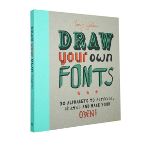 Own Your Fonts 字母涂鸦 儿童启蒙艺术 英文原版 素描 Draw