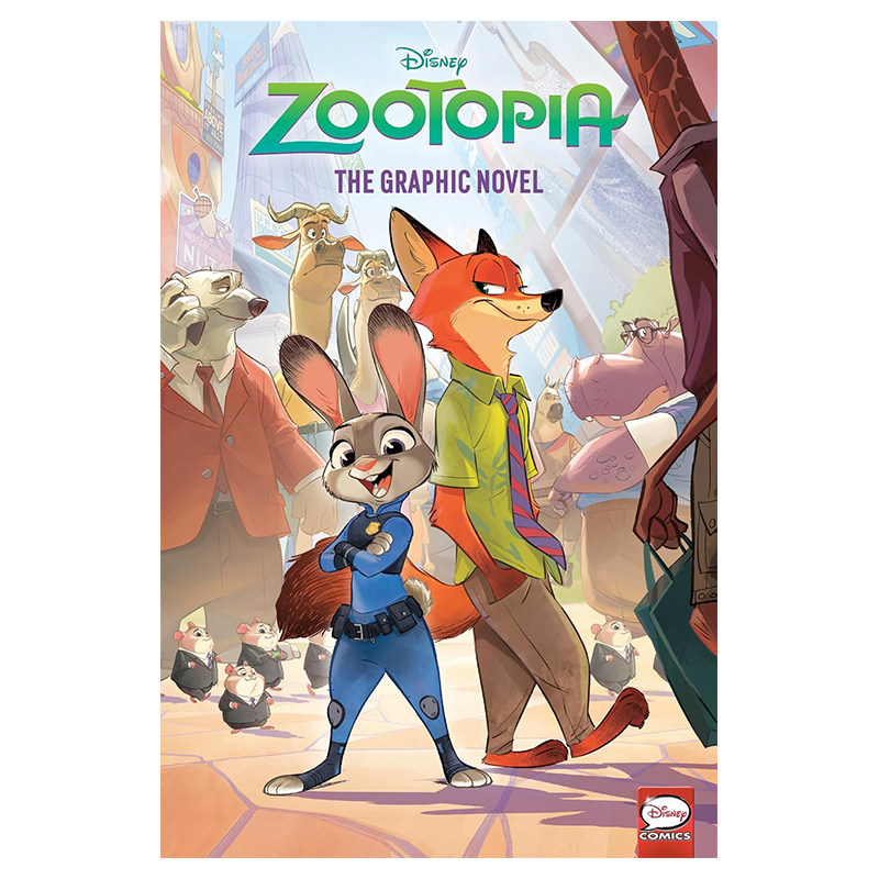 英文原版 Disney Zootopia: The Graphic Novel  迪士尼疯狂动物城 图像小说 全彩漫画