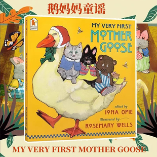 Very 英文原版 全彩大開(kāi)本 Goose 廖彩杏 Mother 精裝 繪本 讀物 童謠 First 鵝媽媽童謠 吳敏蘭書單推薦 歲寶寶啟蒙認(rèn)知經(jīng)典