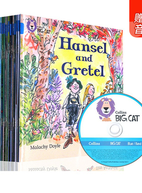 自然拼读 级别4 蓝色套装 柯林斯大猫自然拼读系列 Collins Big Cat Phonics Blue 14册 Band  4 附赠CD 英文原版