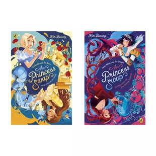 预售 英文原版 The Princess Swap 交换公主系列2册 Cinderella and the Beast/Snow White and the Dragon 儿童奇幻魔法小说