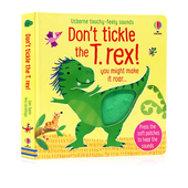 纸板书触摸书 the 绘本 rex Don 英文原版 恐龙 tickle 预售 尤斯伯恩 儿童启蒙认知绘本 发音书
